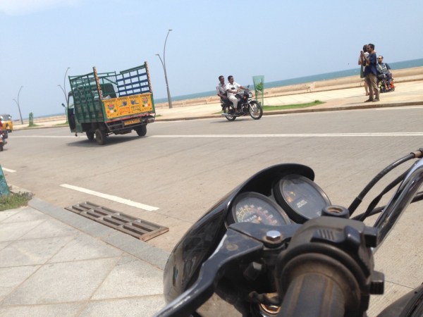 Sea's  bay in Pondicherry 