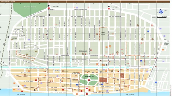 Pondicherry's Map